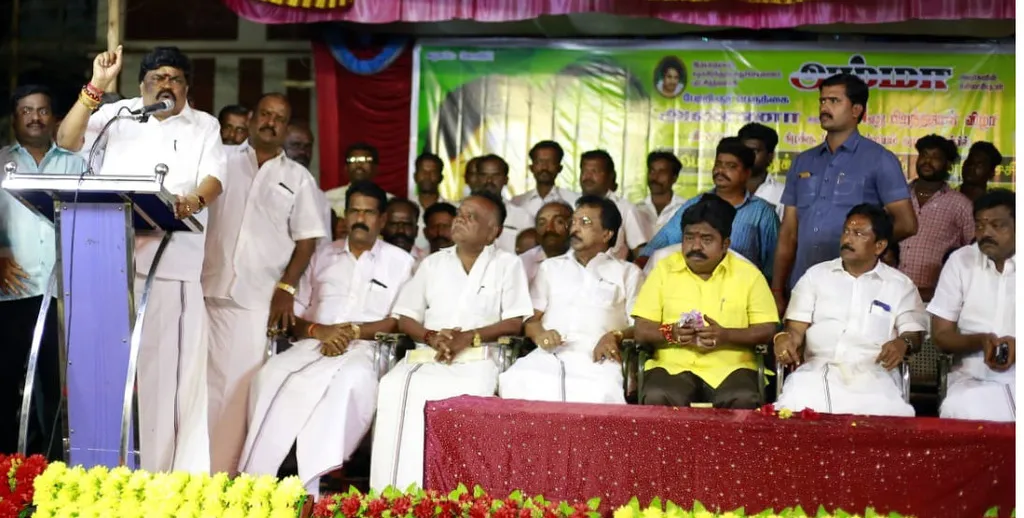 minister rajendra balaji speech in anna birthday function 
